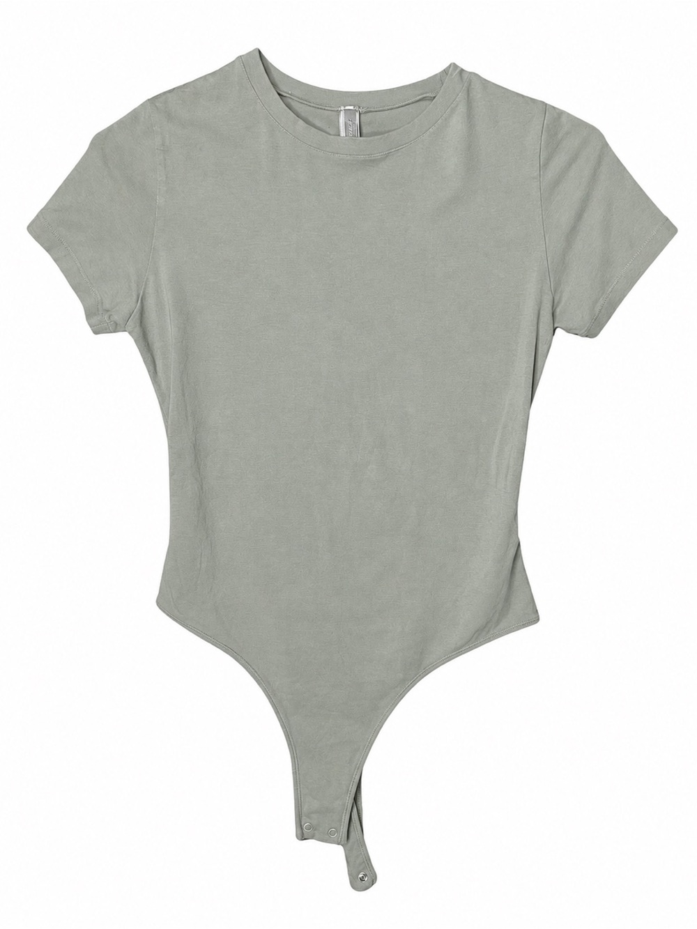 SKIMS Sage Green Crew Neck Short Sleeve Bodysuit Women’s